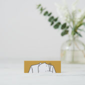 Chef exécutif Mini Carte de visite (Debout devant)