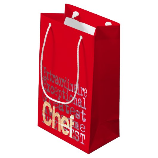 Chef Extraordinaire Klein Cadeauzakje (Achterkant Gekanteld)