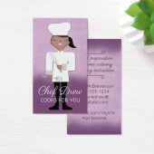 Chef femme afro-américaine noire cuisine (Bureau)