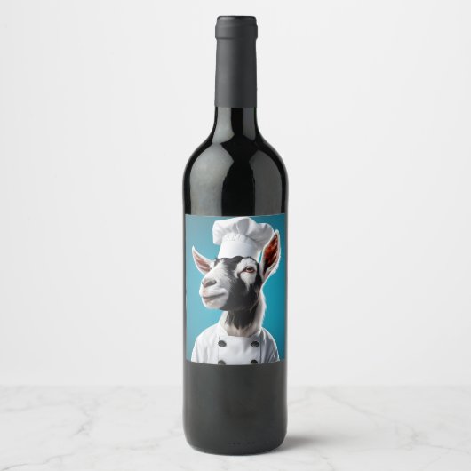 Chef Geit Wijn Etiket (Voorkant)