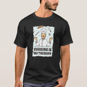 Chef-Gezegde Koken Keuken Kaas-Accessoires Kleding T-shirt