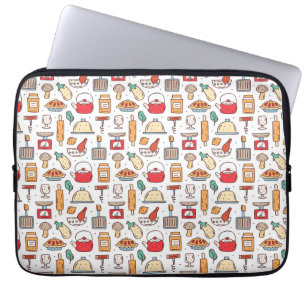 Chef Gift Niemand die alleen koelt Laptop Sleeve