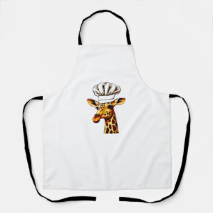 Chef Giraffe - Schattigee Giraffe in een Chef's Pe Schort