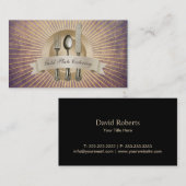 Chef Gold Bord Catering & Events  Visitekaartje (Voorkant / Achterkant)