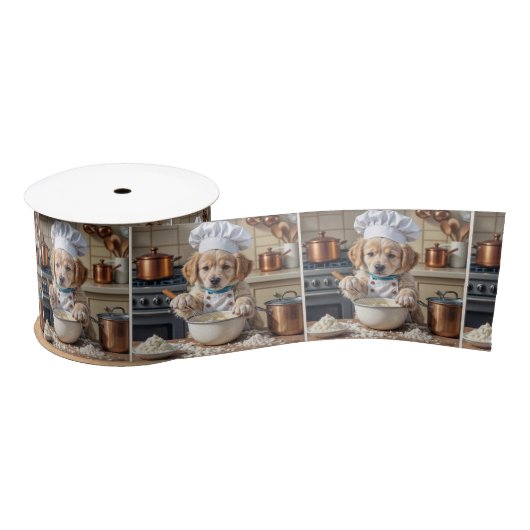 Chef Golden Retriever Puppy Baking Lint (Spoel)