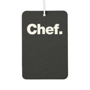 Chef   Grappig citaat over het koken Gift Luchtverfrisser