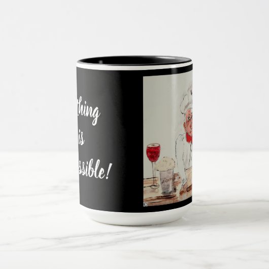 Chef Guiseppe Right Handed Mok (Midden)