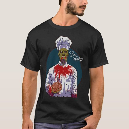 CHEF Halloween ZOMBIE CHEF T-shirt (Voorkant)