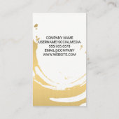 Chef Hat | Keukengereedschap Visitekaartje (Achterkant)