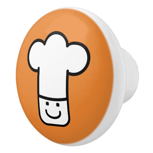 Chef Head Keramische Knop (Rechts)