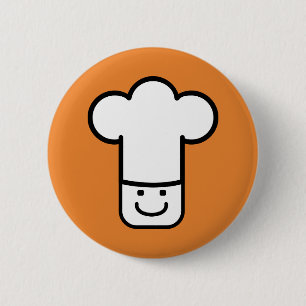 Chef Head Ronde Button 5,7 Cm