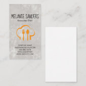 Chef Hoed en Bestek Visitekaartje (Voorkant / Achterkant)