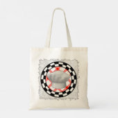 Chef hoed tote tas (Achterkant)