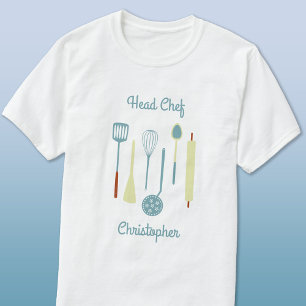 Chef hoofd Gepersonaliseerd T-shirt
