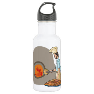 Chef houtgestookte pizz oven waterfles