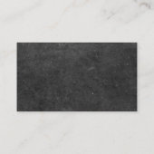 Chef in kleding Logo Visitekaartje (Achterkant)