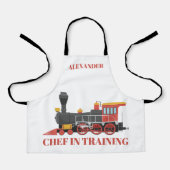 Chef in training Personaliseer Kinderen Apron Schort (Voorkant)