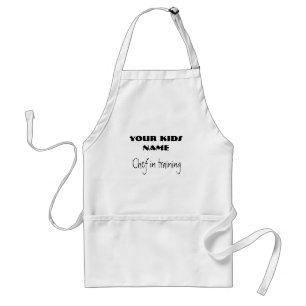 Chef in training, UW KINDER NAAM Standaard Schort