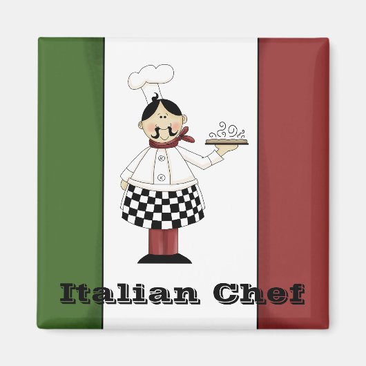 Chef italien #7 Magnet (Devant)