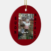 **CHEF ITALIEN** ORNEMENT DE NOËL (Droite)