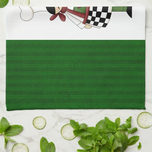 Chef Italien Serviette de cuisine (Plié)