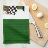 Chef Italien Serviette de cuisine (Quart Plié)