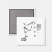 Chef Jacket Chef Costume Cook Cooking Funny Chef G Magneet (Voorkant / Achterkant)