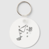 Chef Jacket Chef Costume Cook Cooking Funny Chef G Sleutelhanger (Voorkant)