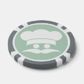 CHEF jetons de poker personnalisés (Simple)
