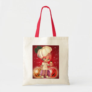 Chef-kersttas met Baubles, Chef, Chef Cook, Tote Bag
