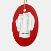 Chef-kerstversiering Keramisch Ornament (Links)