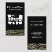 chef | keukengerei visitekaartje (Voorkant / Achterkant)