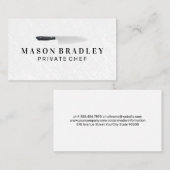 Chef | Keukenmes Visitekaartje (Voorkant / Achterkant)
