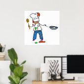 Chef-Kind Poster (Thuiskantoor)