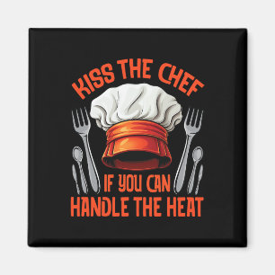 Chef Kiss Kookenthousiast Grillen Roken  Magneet