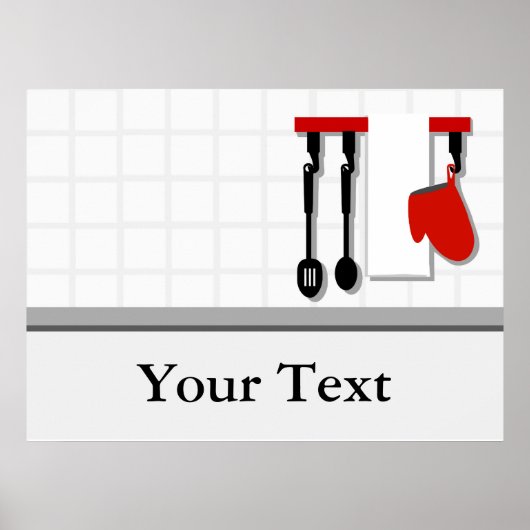 Chef Kitchen Cook Poster (Voorkant)