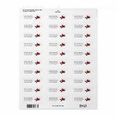 Chef Kitchen Piccon Cook Return Label (Full Sheet)