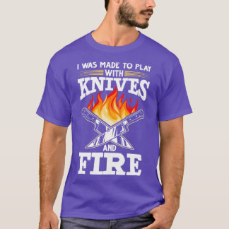 Chef Knife Cooking Saying Food Lover T-shirt