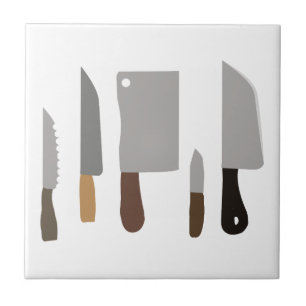 Chef Knives Tegeltje