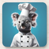 Chef Koala Bier Onderzetter (Voorkant)