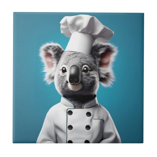 Chef Koala Tegeltje (Voorkant)