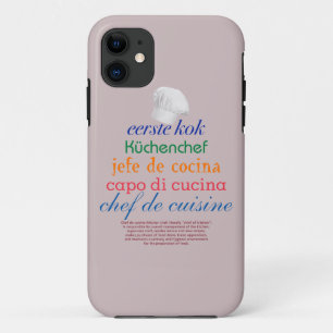 chef-koepel iPhone 11 hoesje