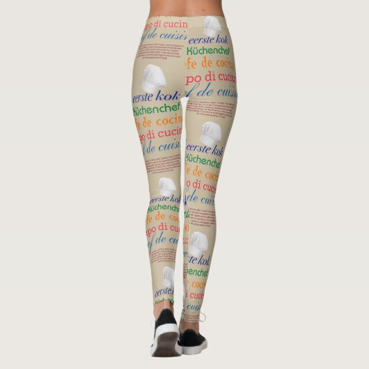 chef-koepel leggings (Achterkant)