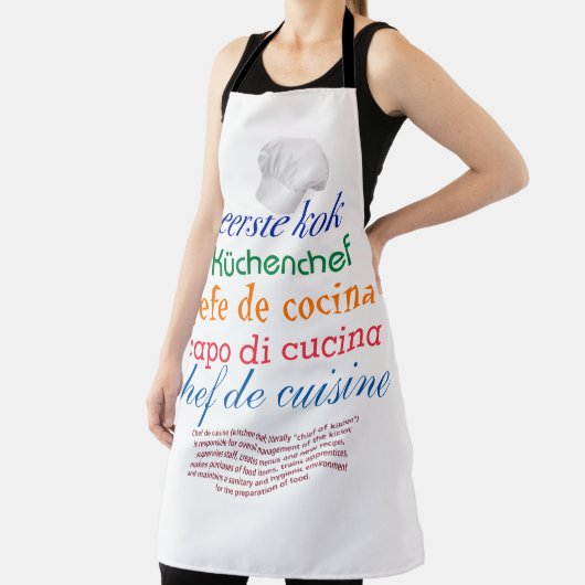 chef-koepel schort (Insitu)