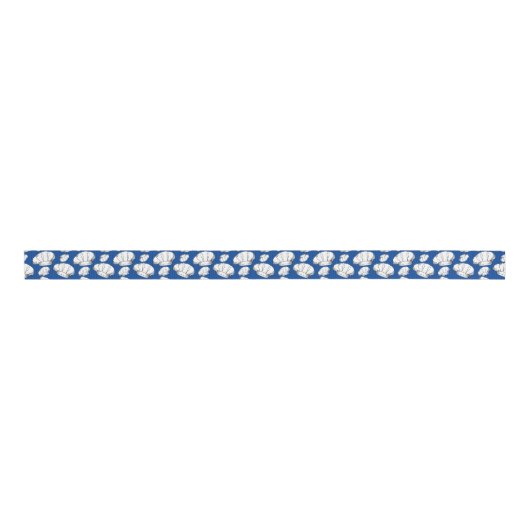 Chef-kok Baker en Cook Witte Petten Patroon Grosgrain Lint (Voorkant)