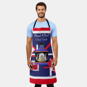 Chef-kok Chief Cook Schort (Gedragen)