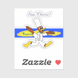 Chef-kok Ducky Kazoo zegt dat kaascamera glimlacht Sticker