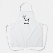 Chef-kok gedrukt Schort, chef Schort (Voorkant)