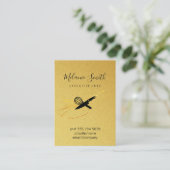 chef-kok | Gouden elite Visitekaartje (Staand voorkant)