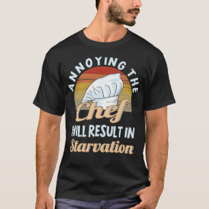 Chef-kok Kitchen Restaurant Funny birthday dope T-shirt